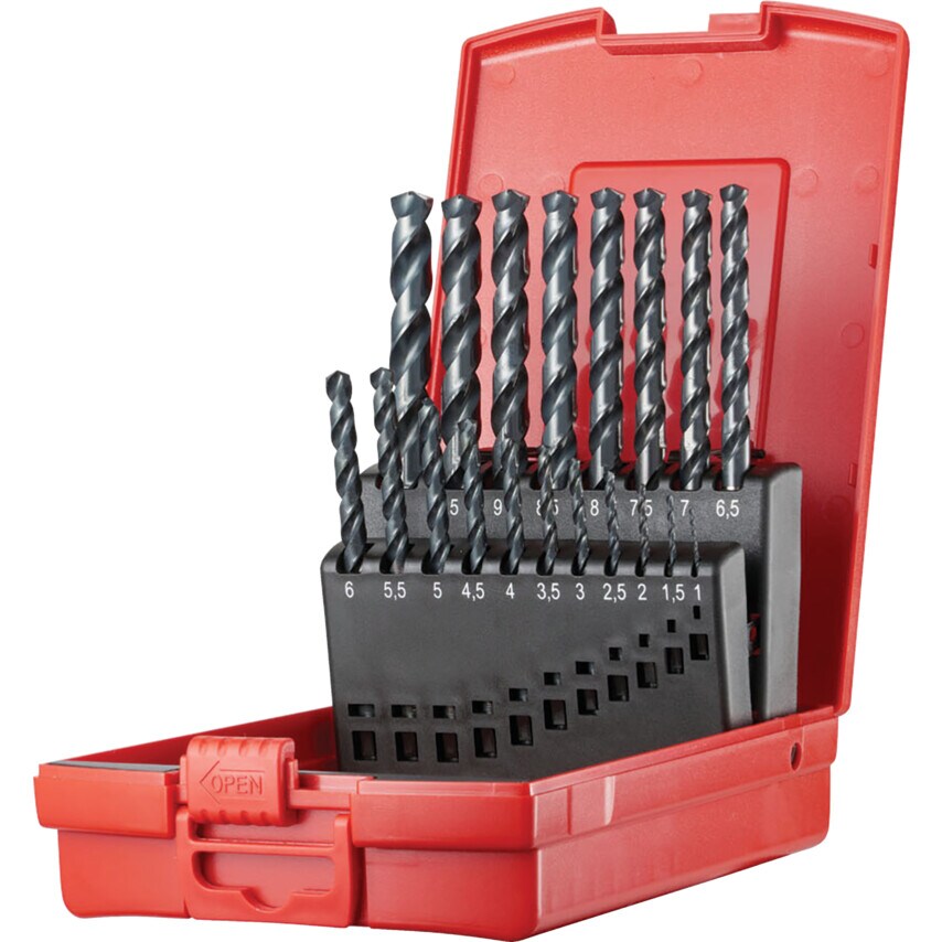 A188 No.201 (19-PCE) S/S Jobber Drill Set DIN 338