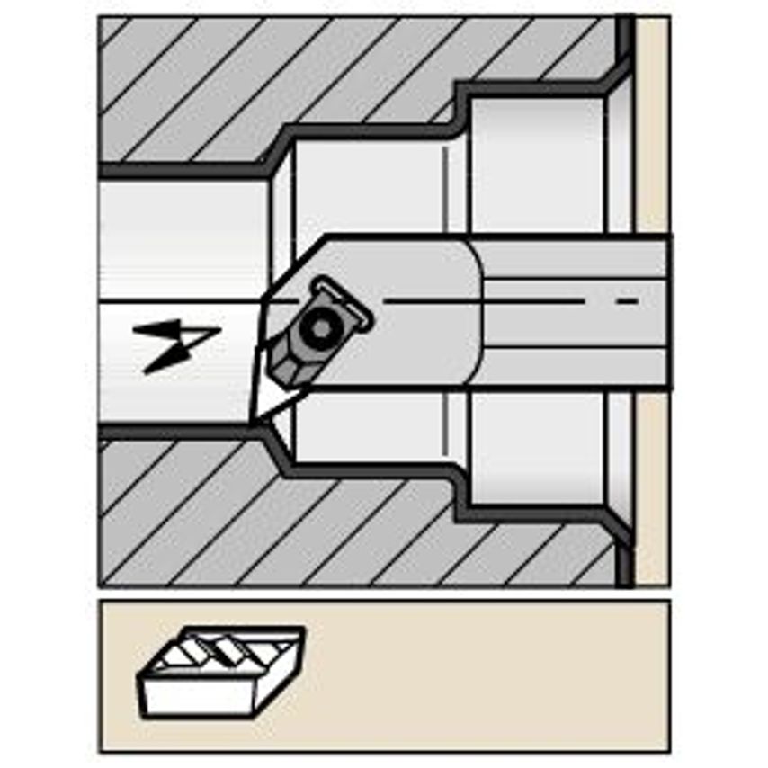 A20QNKLCR11 Top Notch Boring Bar D20, 0MM L