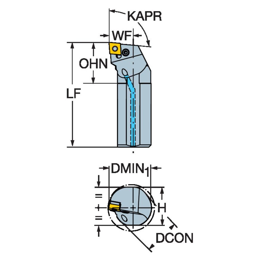 A25T-PCLNR 12 Boring Bar