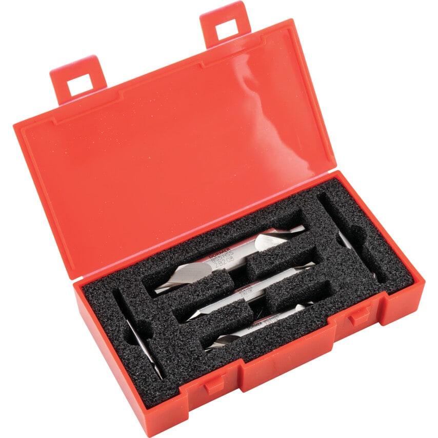 A296 NO.225 (5-Pce) HSS Centre Drill Set Plastic Case