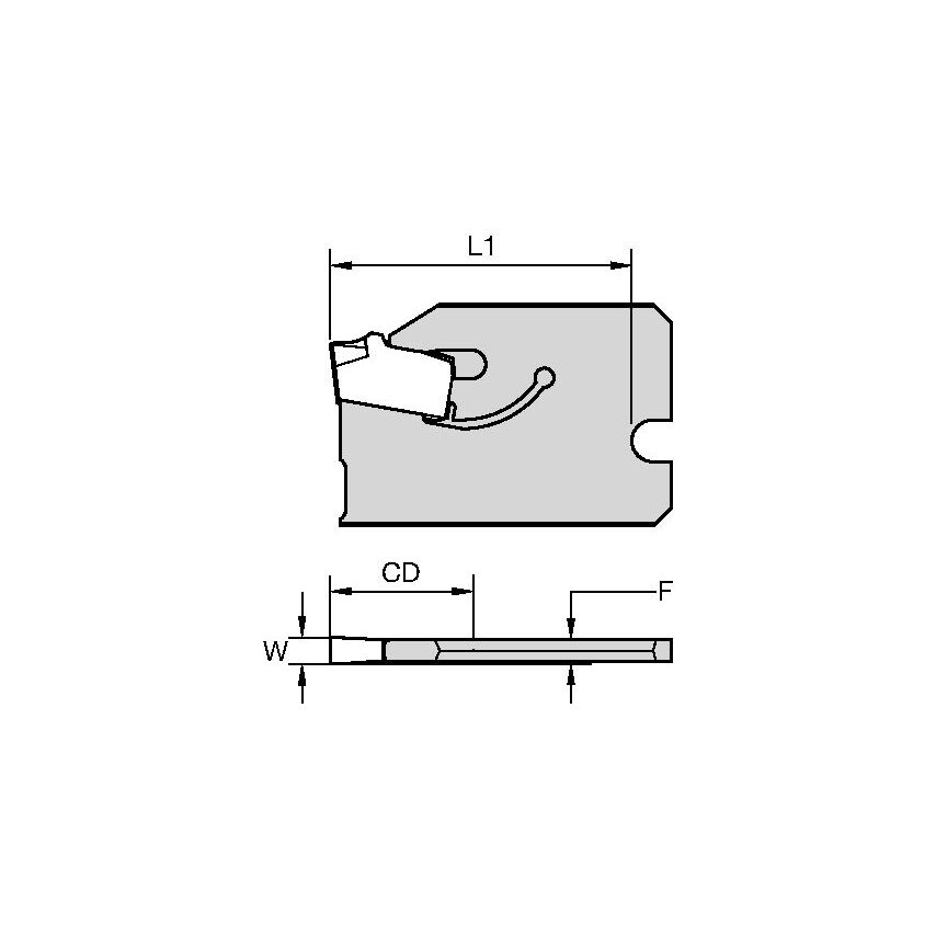 A2BHSN19X0216 A2 Cut-Off Blade