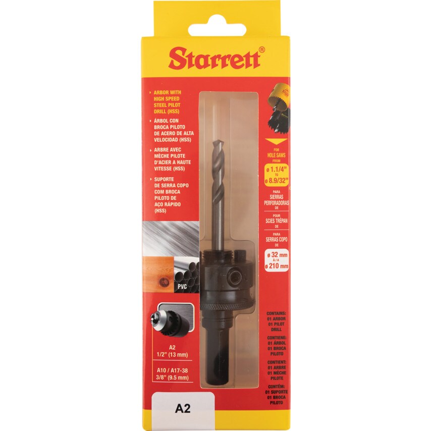 A2 Holesaw Arbor & Pilot Drill