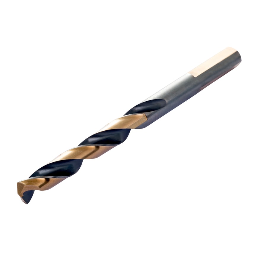 A321 7.3mm HSS Intermediate Length Drill, Steam and Bronze Tempered Surface Finish