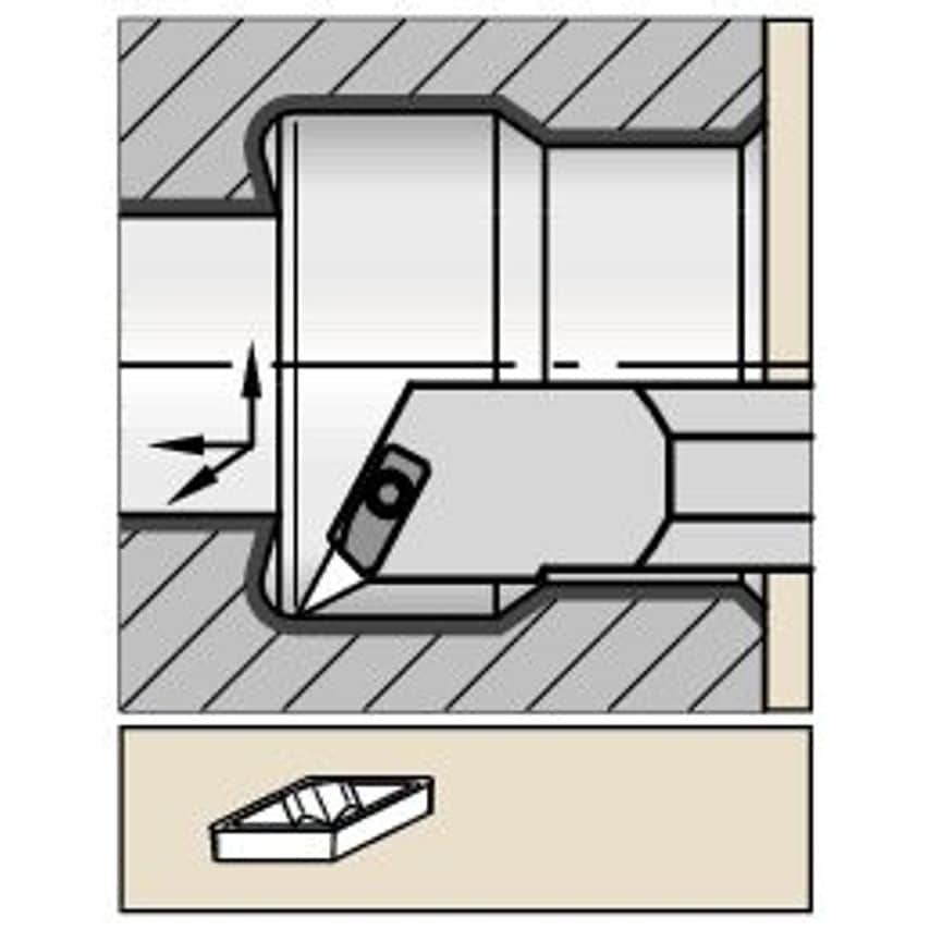 A32SNVOCL16 Top Notch Boring Bar D32, 0MM L