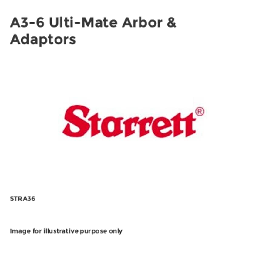 A3-6 Ulti-Mate Arbor & Adaptors