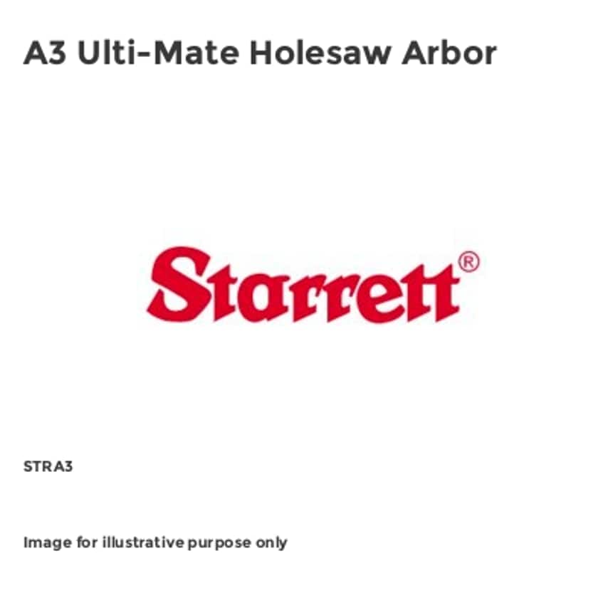A3 Ulti-Mate Holesaw Arbor