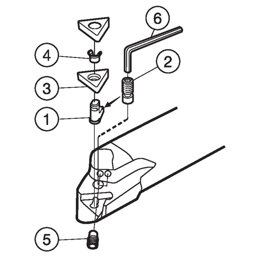 A40T-PDUNR15HP Tool Holder