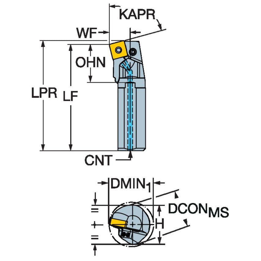 A50U-PSKNR19HP Tool Holder