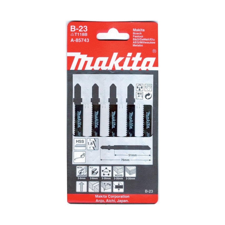 A-85743 Jigsaw Blade B23 (PK-5)