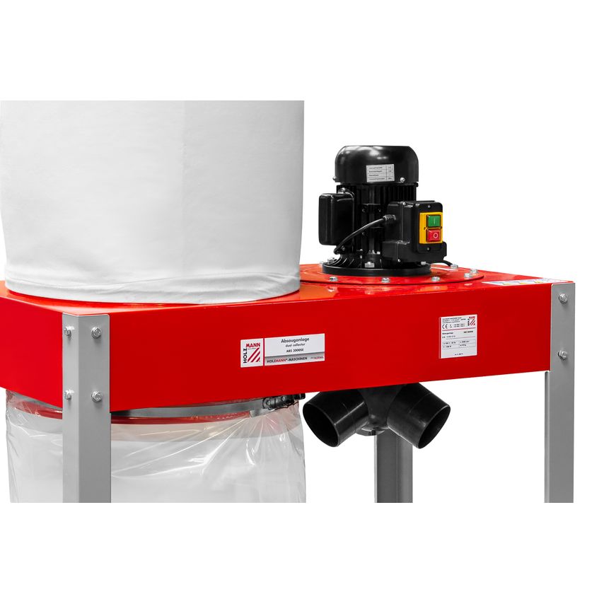 ABS3000SE 300 L Wood Chip Dust Extractor with Twin Inlet 230V