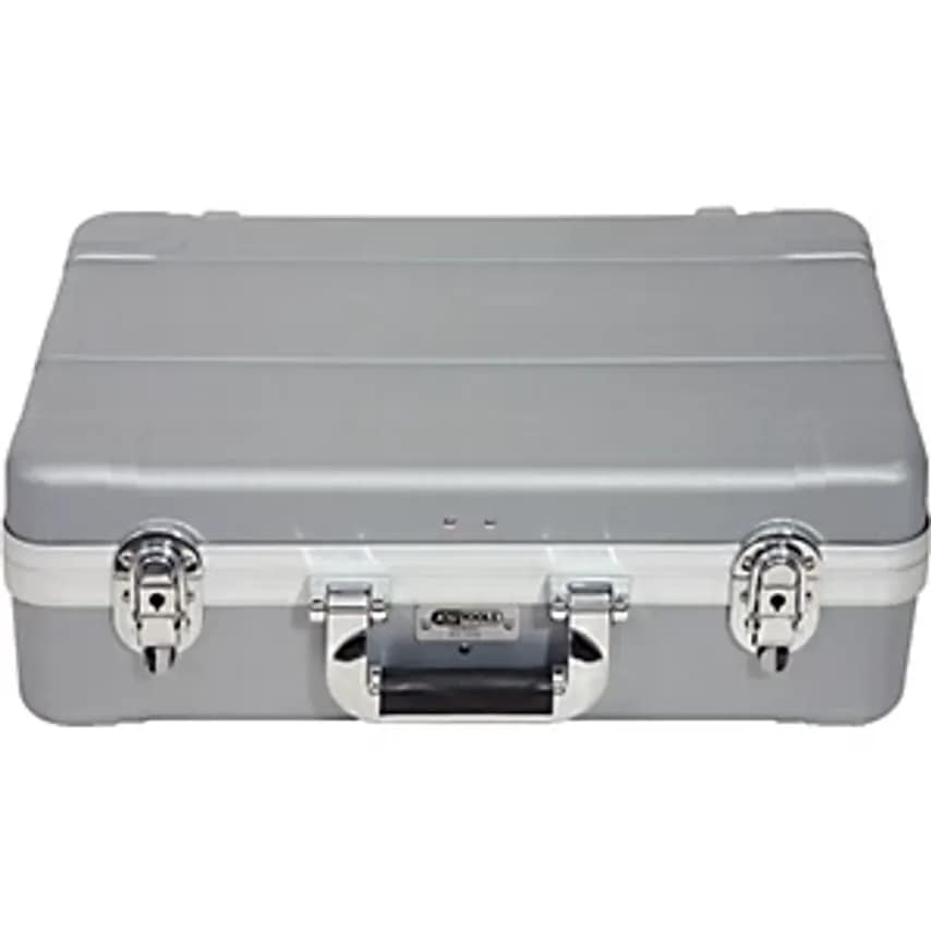 ABS Hard Protective Tool Case with Aluminium Frame LxWxH 471 x 338 x 154 mm Silver