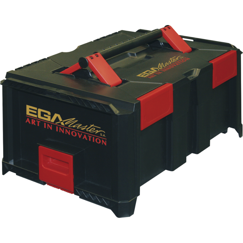 ABS Tool Case Stockable with Upper and Two Lower Tool Panels 464 x 335 x 362mm