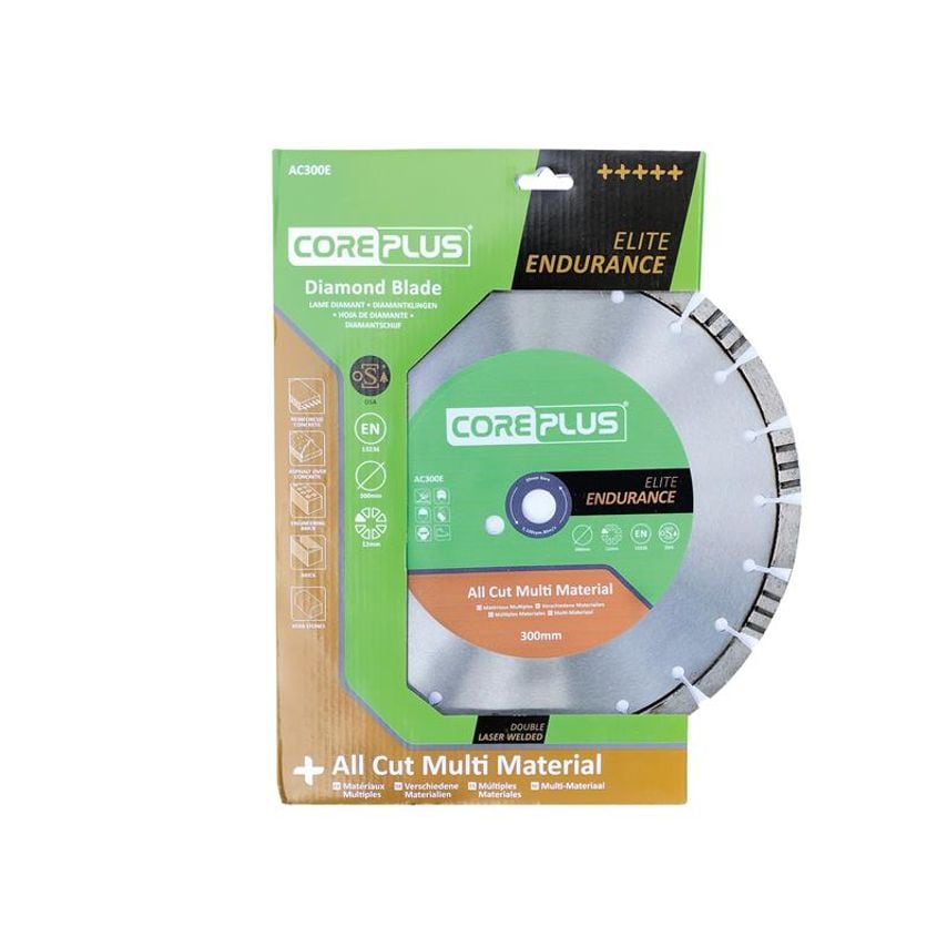 AC300E Elite All Cut Multi-Material Diamond Blade 300mm CORDBAC300E