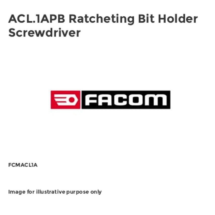 ACL.1APB Ratcheting Bit Holder Screwdriver