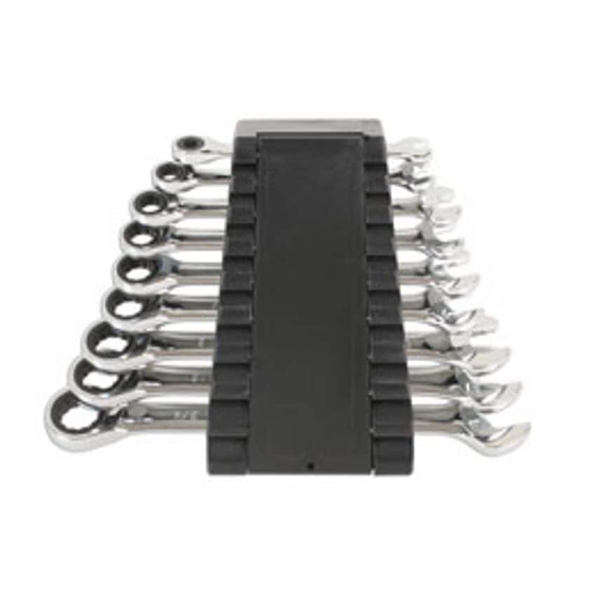 AF Ratchet Ring Combination Spanner Set 9 Piece