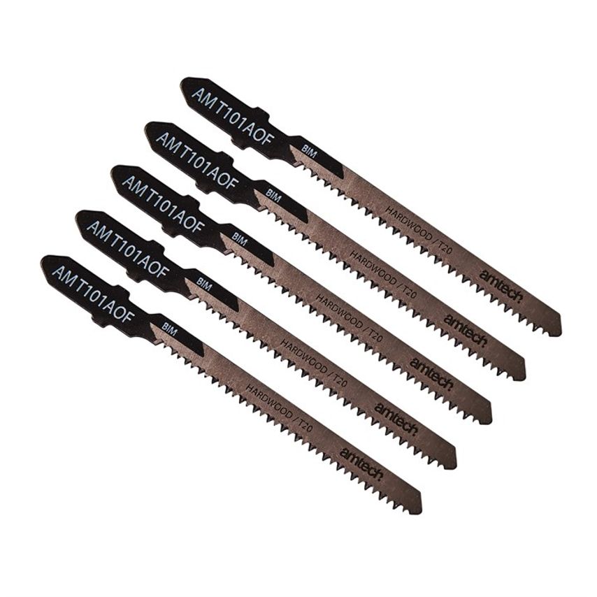 AMT101AOF Wood Jigsaw Blade Set - Pack of 5