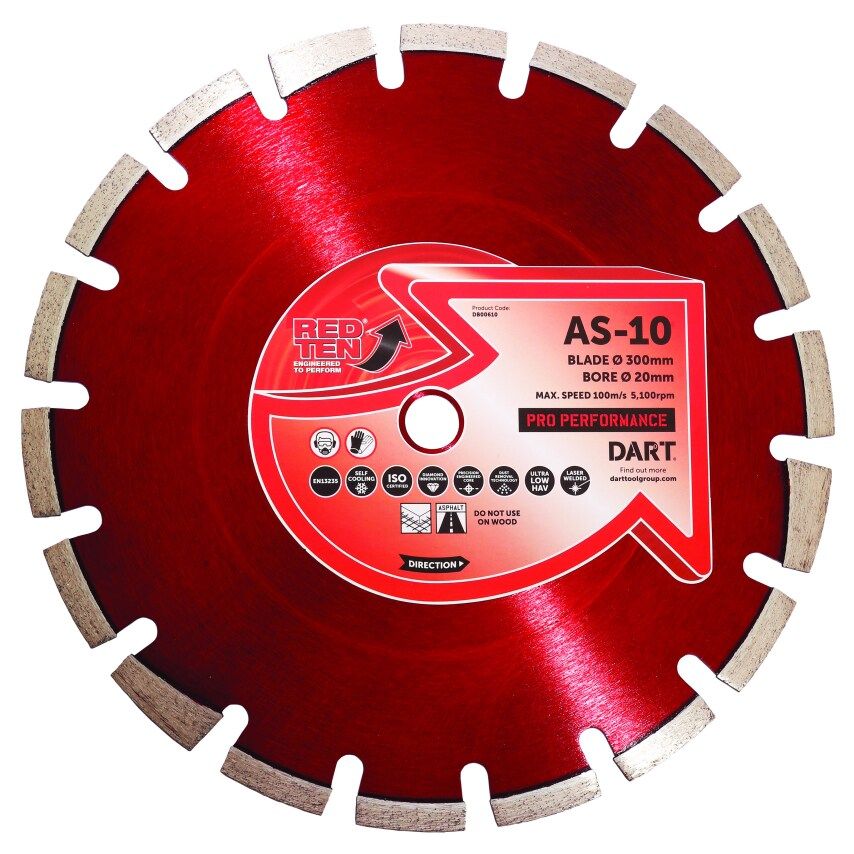 AS-10 Asphalt DIA Blade 350D x 25.4B