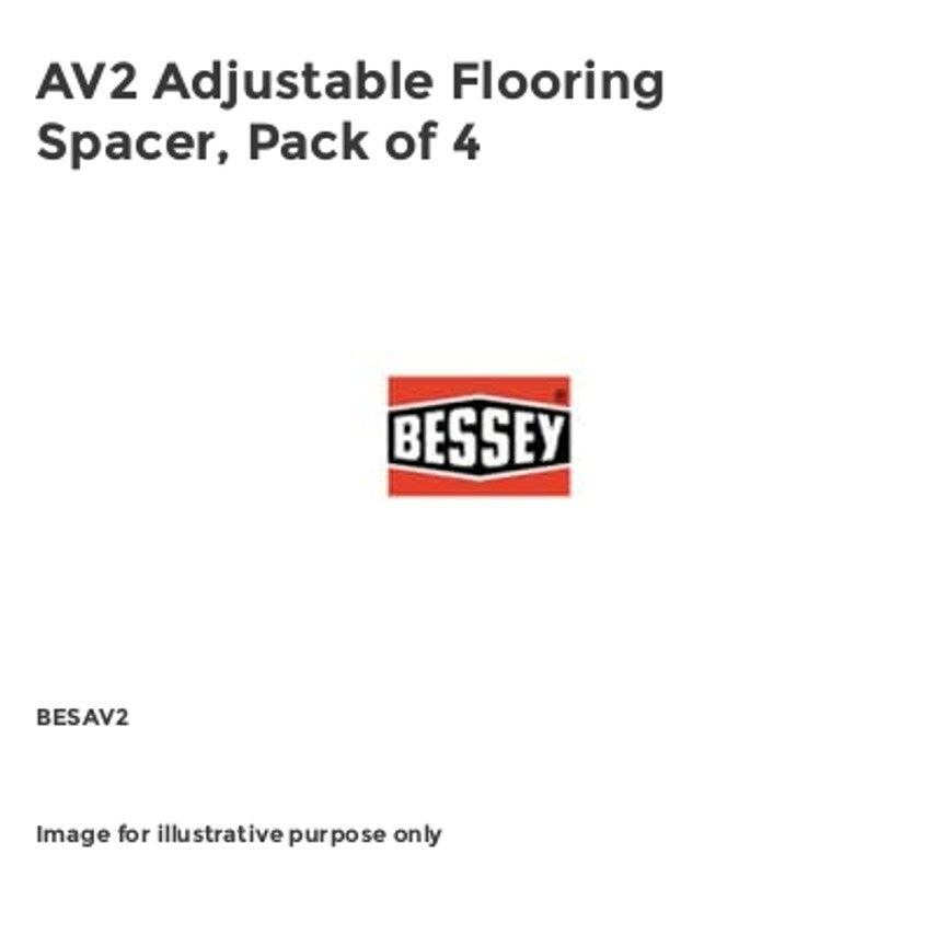 AV2 Adjustable Flooring Spacer, Pack of 4