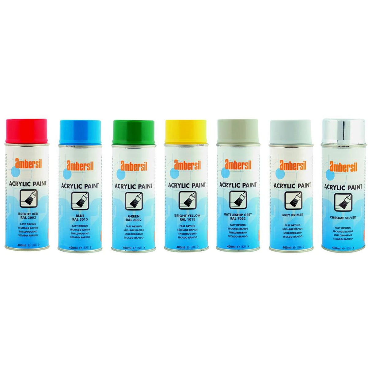 Acr Paint 400ML Chrome Silver - 6180400011