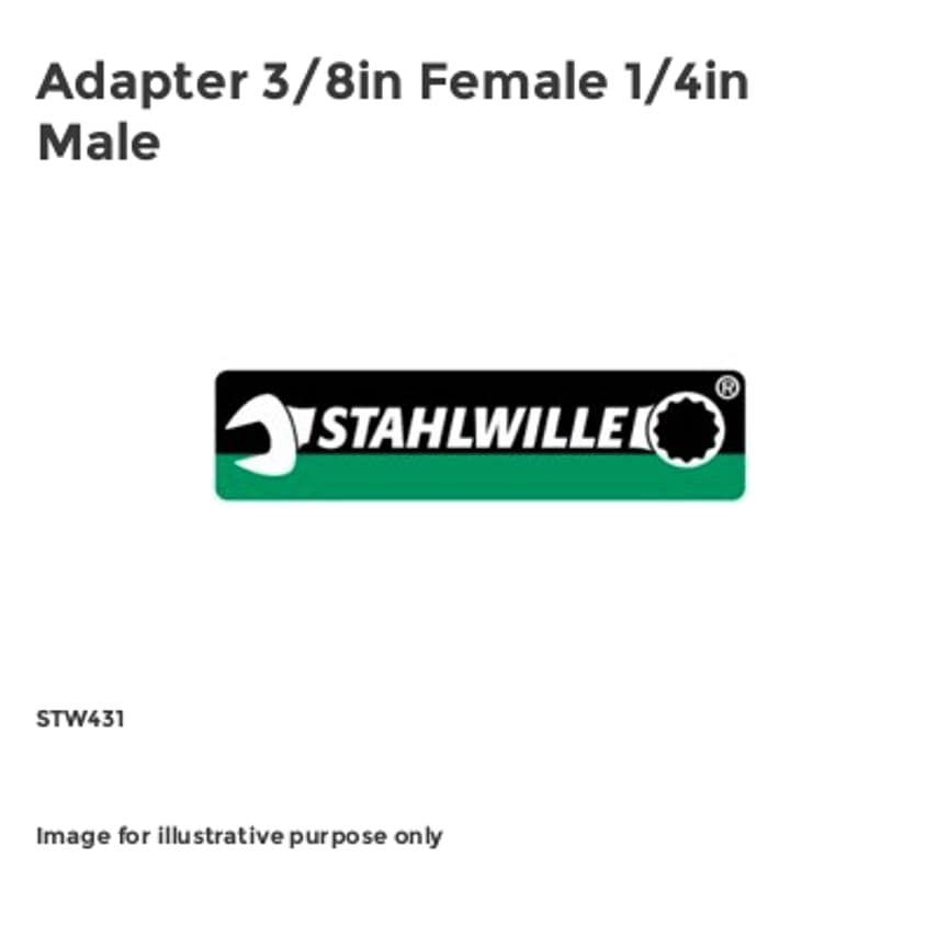Adapter 3/8in Female 1/4in Male STW431