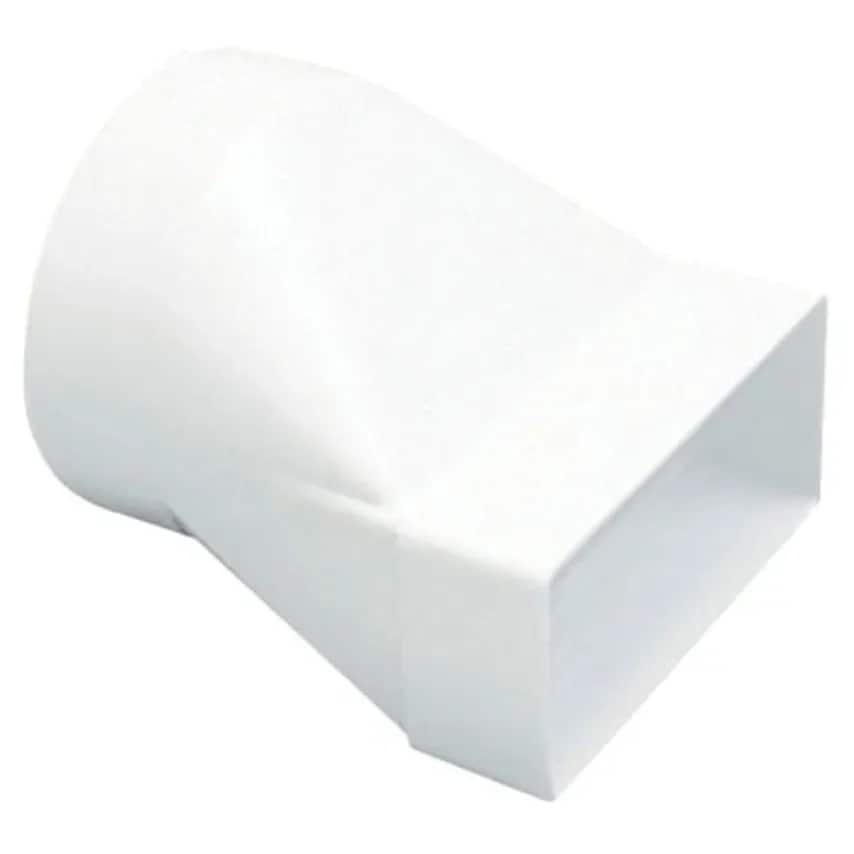 Adapter Rectangular to Round Duct 110 x 55mm Pvc-u