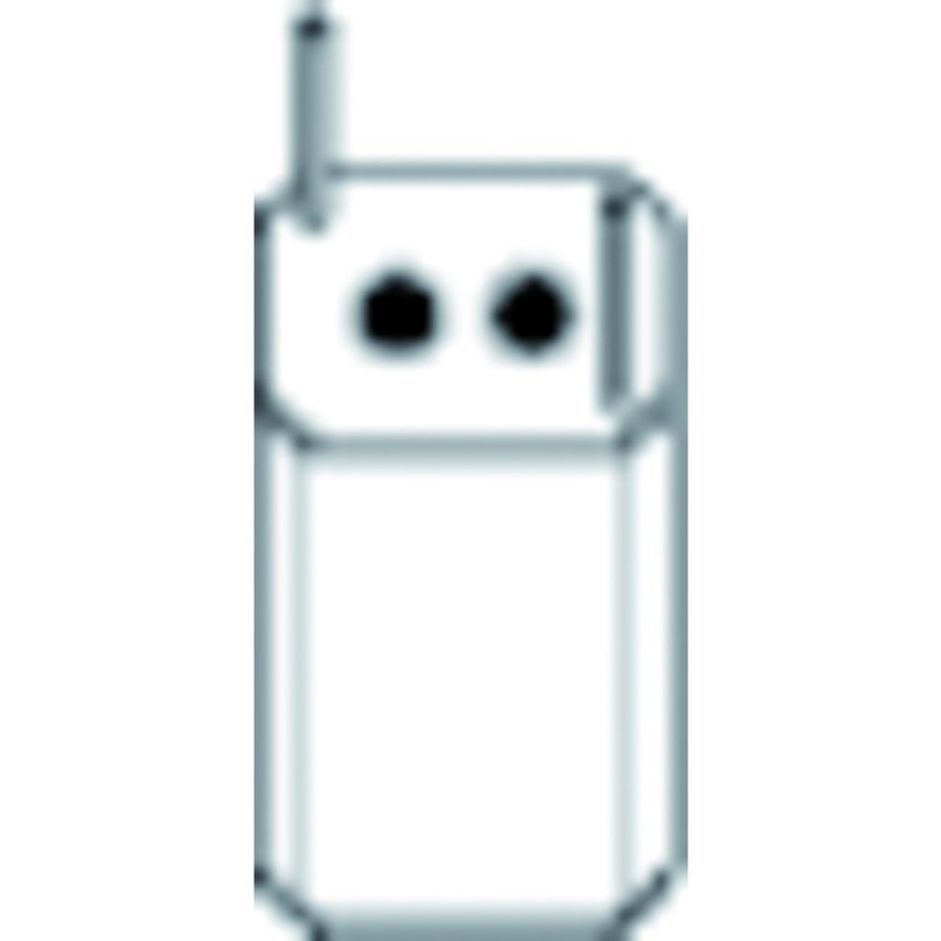 Adapter for 100 ml rectangular bucket for use with standard VacutainerFalcon & micro test tubes 15 ml Falcon 2 pcs.