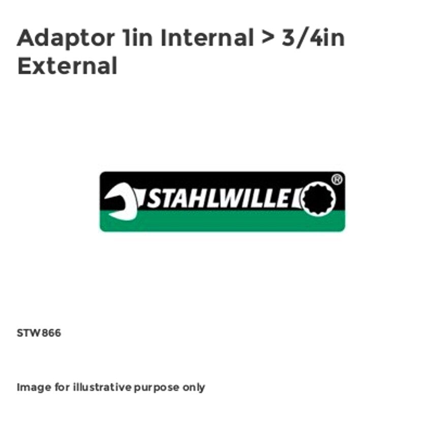 Adaptor 1in Internal > 3/4in External