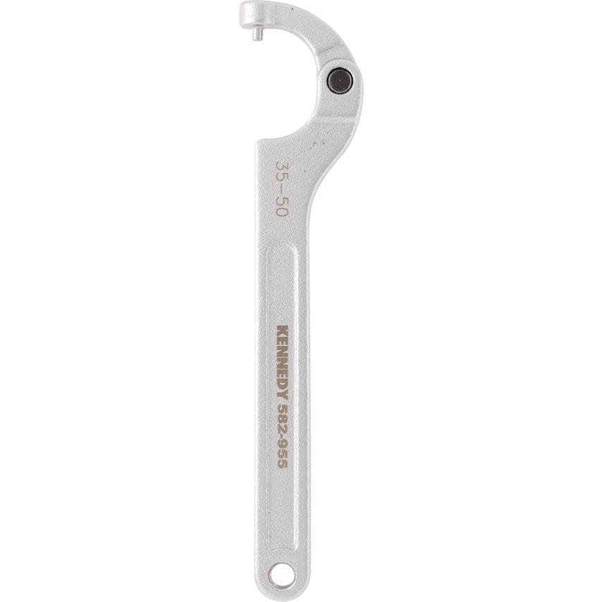 Adjustable C Spanner, Chrome Vanadium Steel, 245mm Length, 35-50mm Jaw Capacity