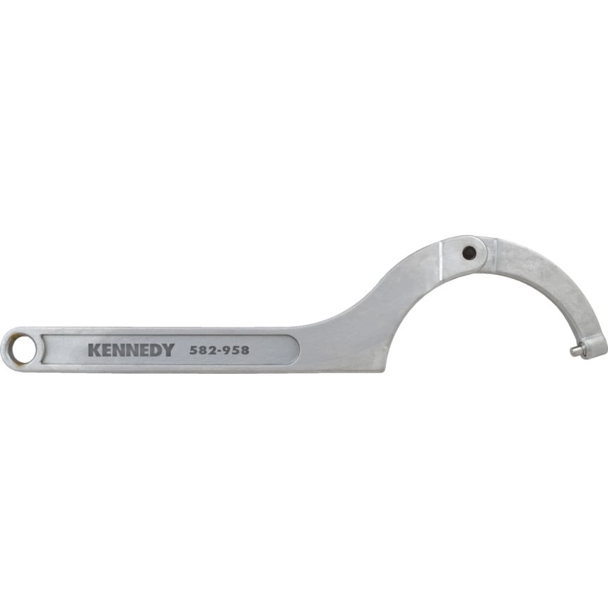 Adjustable C Spanner, Chrome Vanadium Steel, 482mm Length, 120-180mm Jaw Capacity