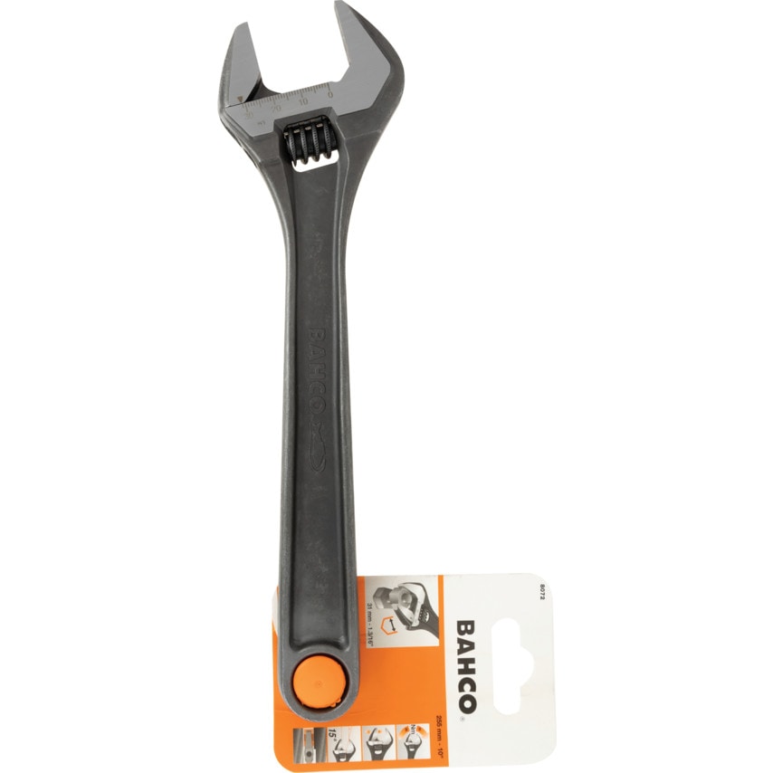 Adjustable Spanner, Alloy Steel, 10in./255mm Length, 30mm Jaw Capacity