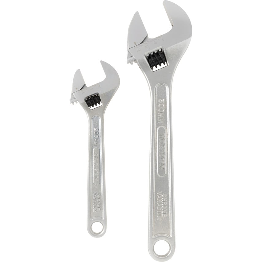 Adjustable Spanner Set, Chrome Vanadium Steel, Set of 2 - YMT5013500K