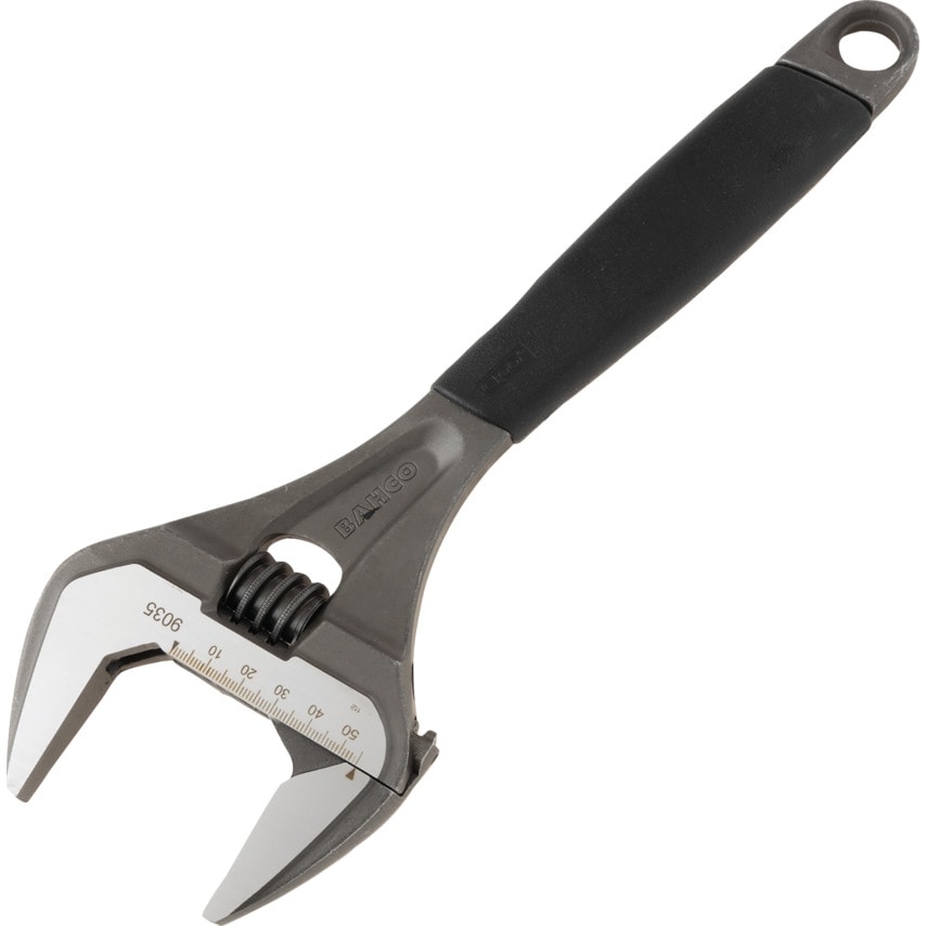 Adjustable Spanner, Steel, 12in./324mm Length, 55.6mm Jaw Capacity