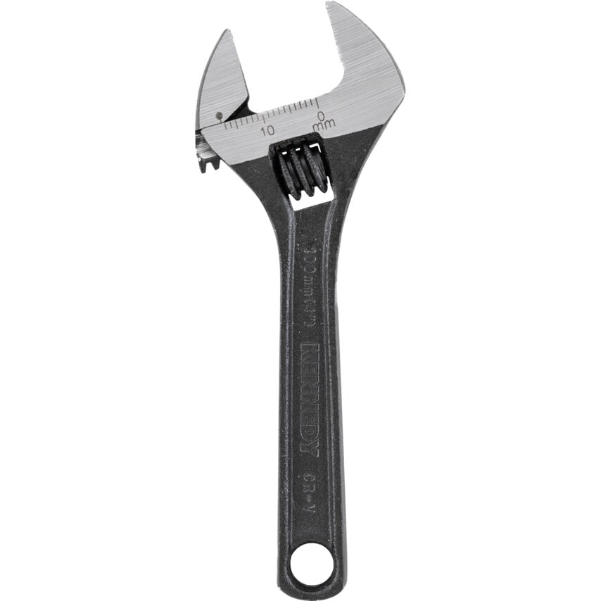 Adjustable Spanner, Steel, 4in./100mm Length, 17mm Jaw Capacity