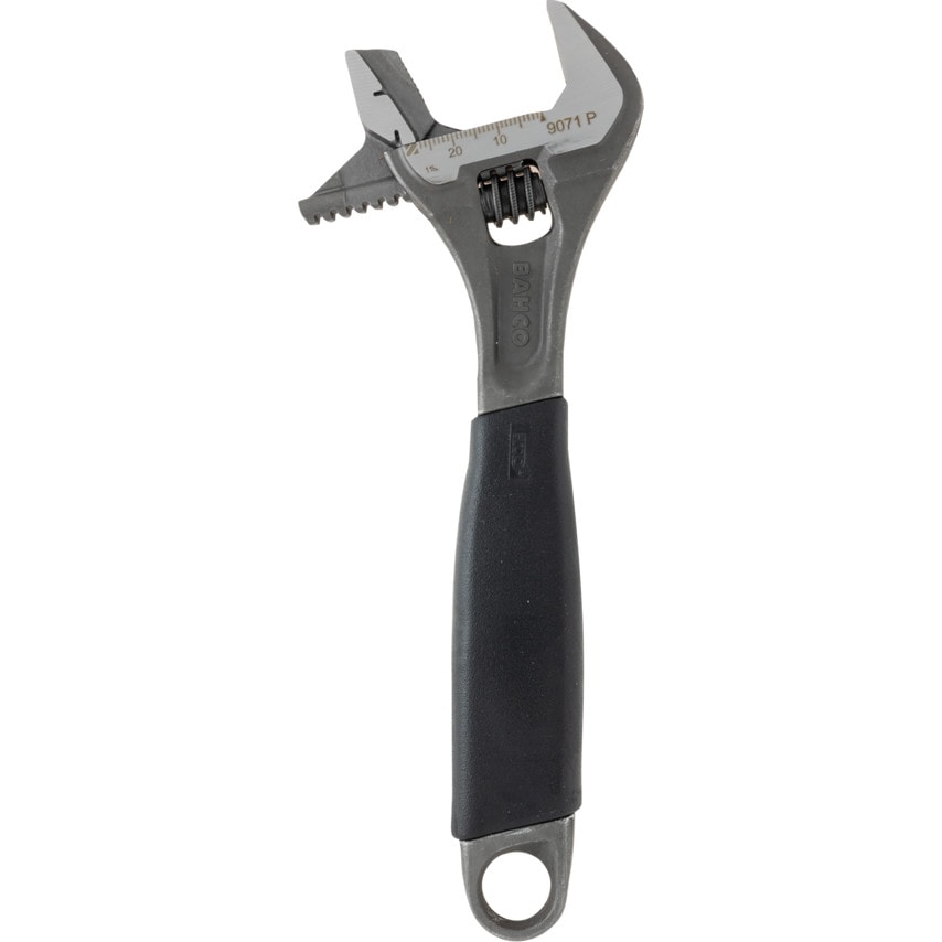 Adjustable Spanner, Steel, 8in./208mm Length, 28mm Jaw Capacity