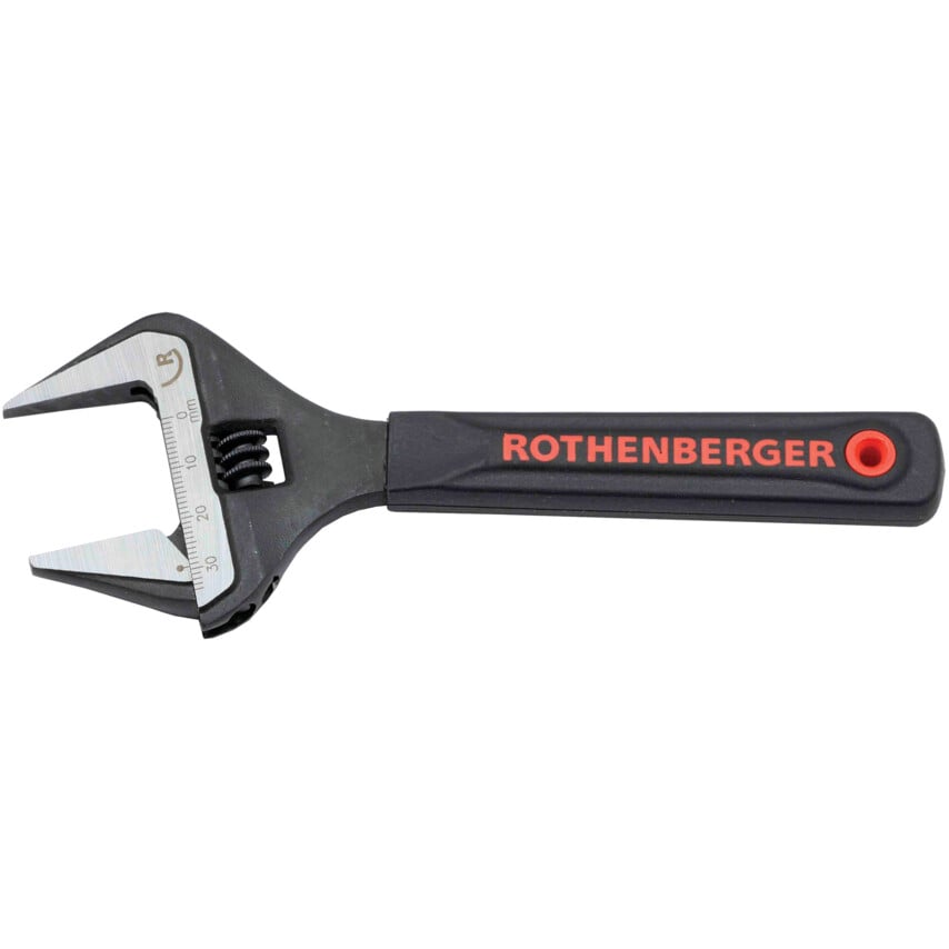 Adjustable Wide Jaw Wrench 6" (comes with Soft Jaw Protectors)