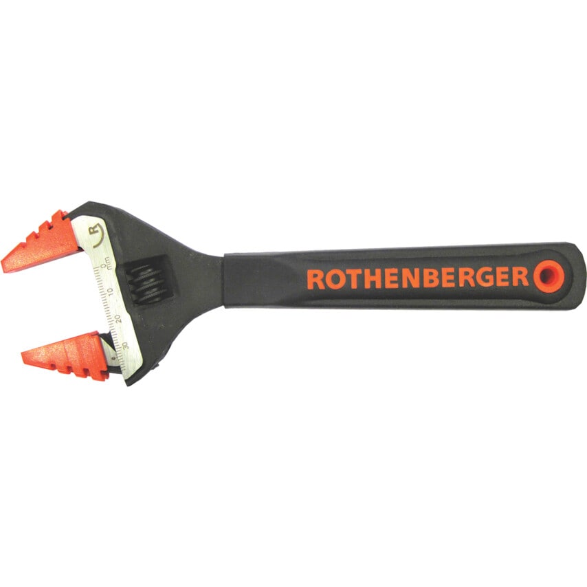 Adjustable Wide Jaw Wrench 8" (comes with Soft Jaw Protectors)