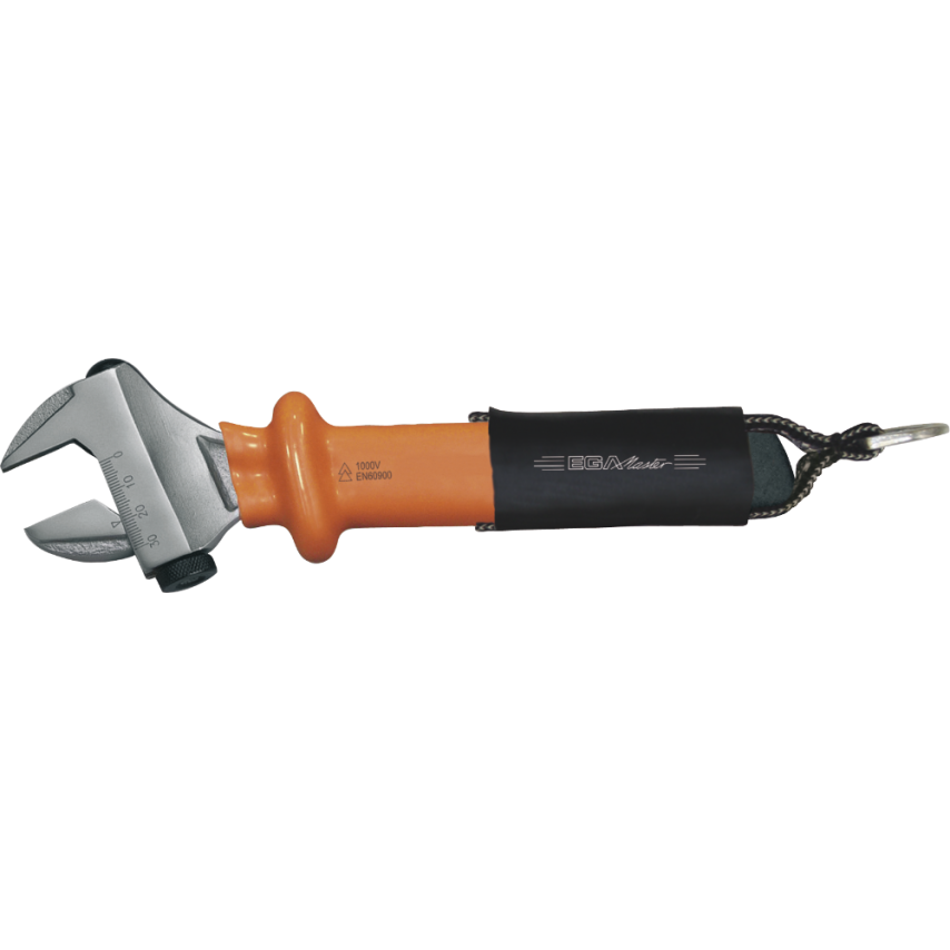 Adjustable Wrench 12" with Lateral Nut Titacrom 1000V Antidrop ACO