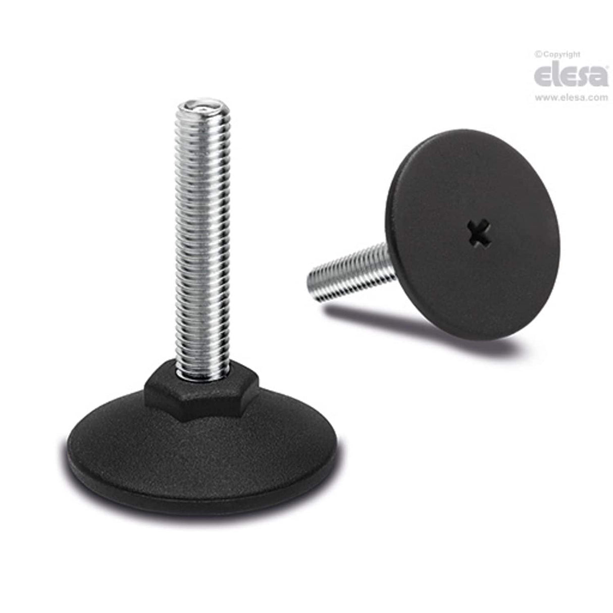 Adjustable feet-LX.40-SW17-M10x100-HS