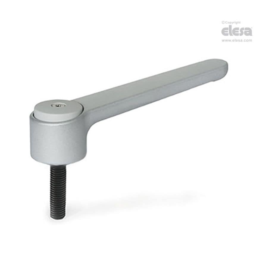 Adjustable handle-GN 126-120-M12-32-SR