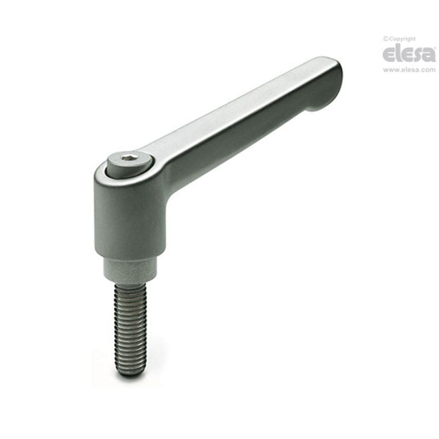 Adjustable handle-GN 300.5-63-M6-32-IS