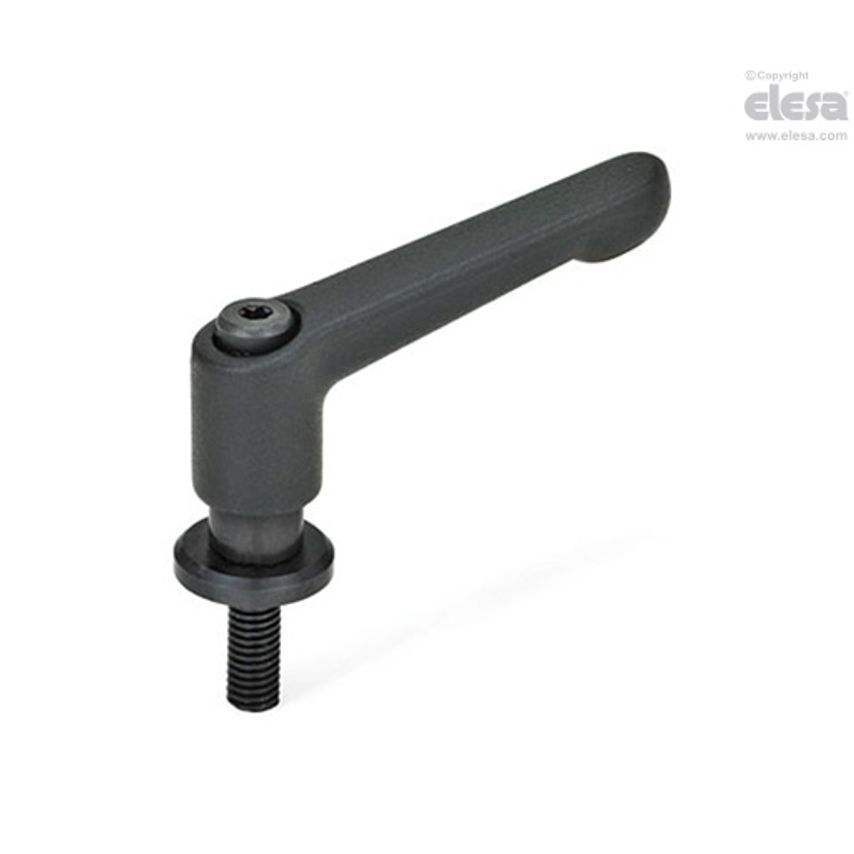 Adjustable handle-GN 307-78-M10-25-SW
