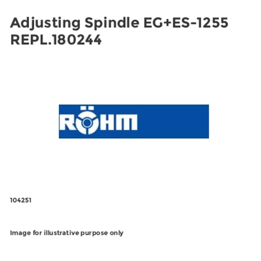 Adjusting Spindle EG+ES-1255 REPL.180244