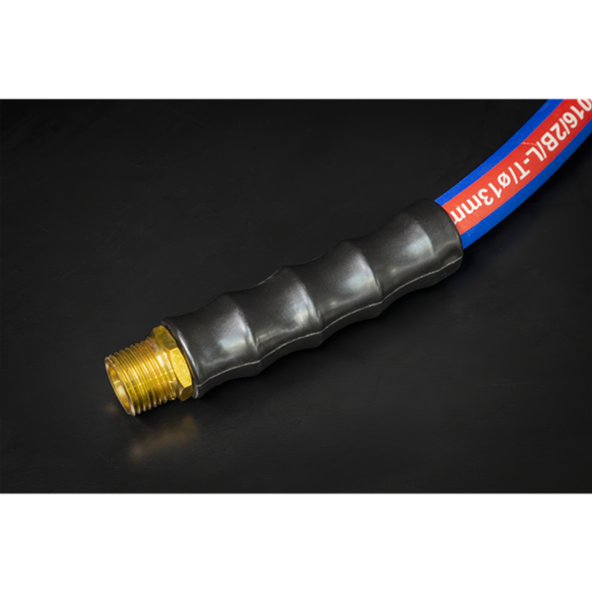 Air Hose 10m x 13mm with 1/2" BSP Unions Extra Heavy Duty