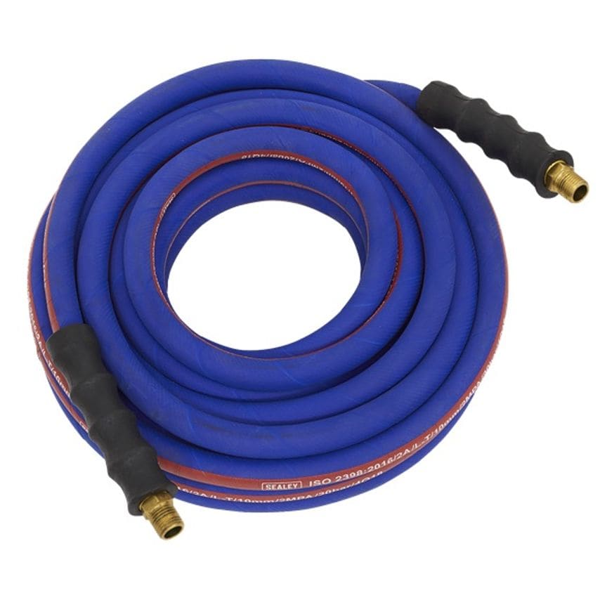 Air Hose 15m x 13mm With 1/2"BSP Unions Extra-Heavy-Duty