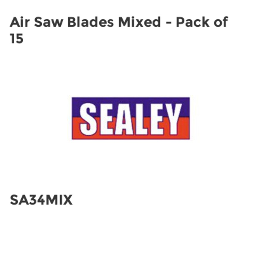 Air Saw Blades Mixed - Pack of 15
