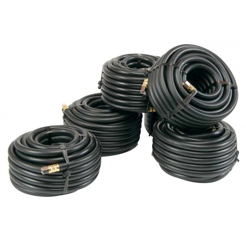 Airhose, 8mm x 20mtr, Rubber, 1/4BSP Swivel Thread