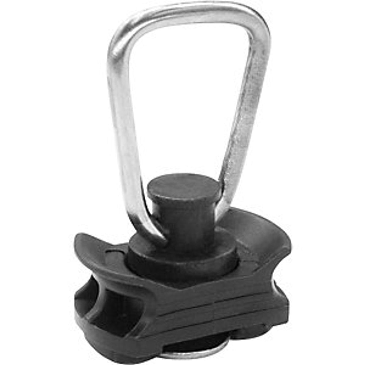 Airline End Cap 450 Plastic Pack of 10 Silver