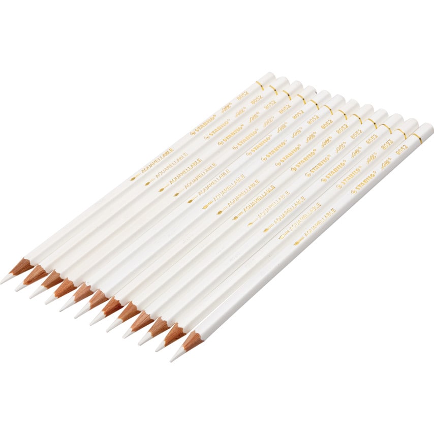 All 8052 White Chinagraph Pencil (Pack-12)