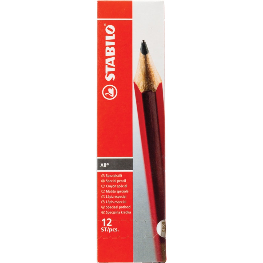 All 8052 White Chinagraph Pencil (Pack-12)