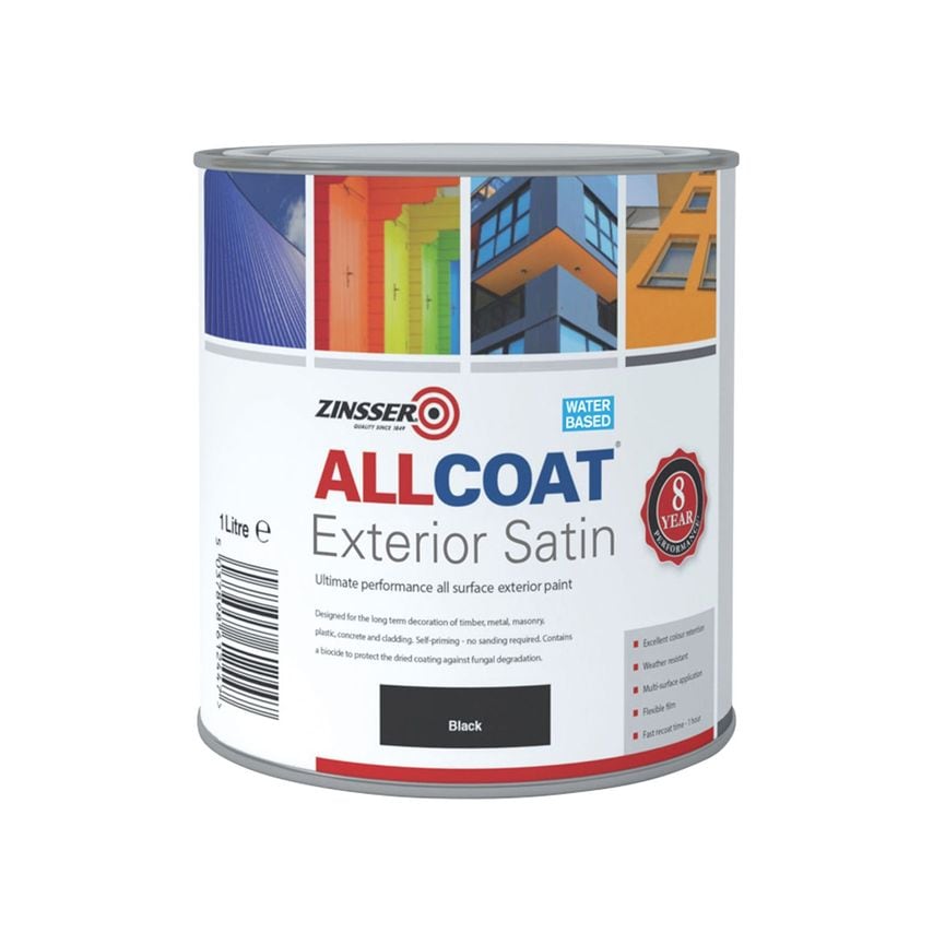 Allcoat Exterior Black 1 Litre